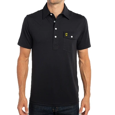 Polo noir Columbus Crew Player pour homme de Criquet