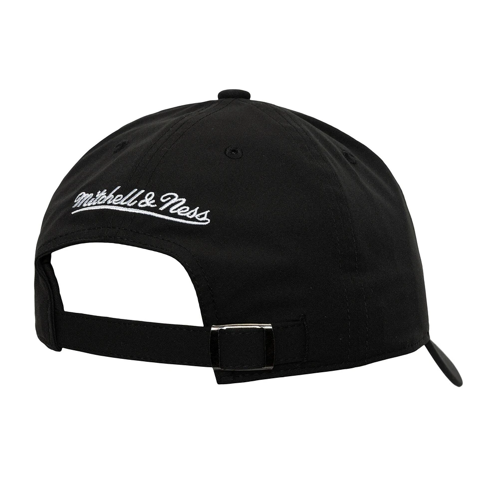 Men's Mitchell & Ness Black Columbus Crew Perfect Strapback Adjustable Hat