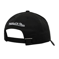 Men's Mitchell & Ness Black Columbus Crew Perfect Strapback Adjustable Hat