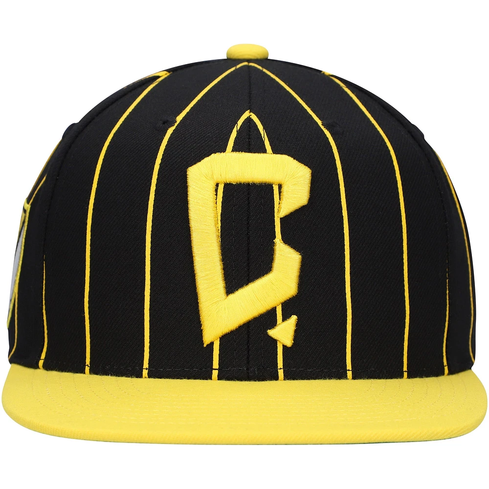 Casquette Mitchell & Ness noire Columbus Crew Team Pin pour homme
