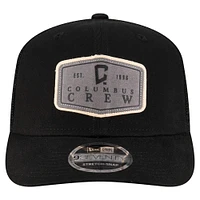 Men's New Era  Black Columbus Crew Labeled 9SEVENTY Trucker Stretch-Snap Adjustable Hat