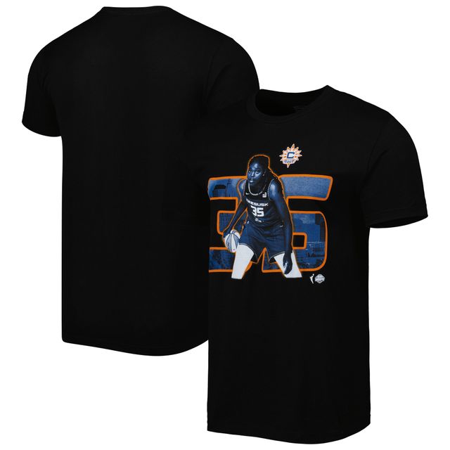 T-shirt unisexe Stadium Essentials Jonquel Jones noir Connecticut Sun Player Skyline