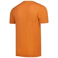 Women's Sportiqe  Heather Orange Connecticut Sun Comfy Super-Soft Tri-Blend T-Shirt