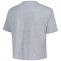 Women's Stadium Essentials  Heather Gray Connecticut Sun City Year Cropped T-Shirt