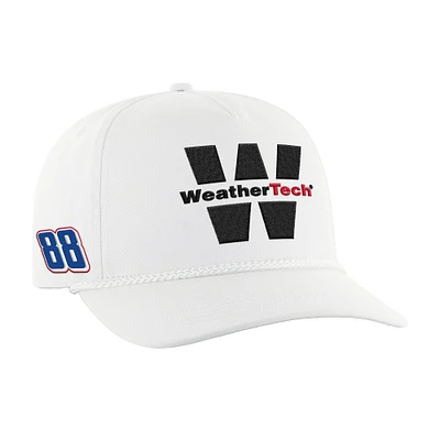 Men's '47 White Connor Zilisch WeatherTech Hitch Rope Adjustable Hat
