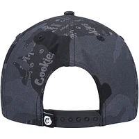 Men's Cookies  Black/Camo Across the Board Snapback Hat
