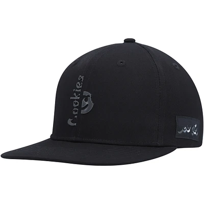 Men's Cookies  Black Searchlight Snapback Hat 