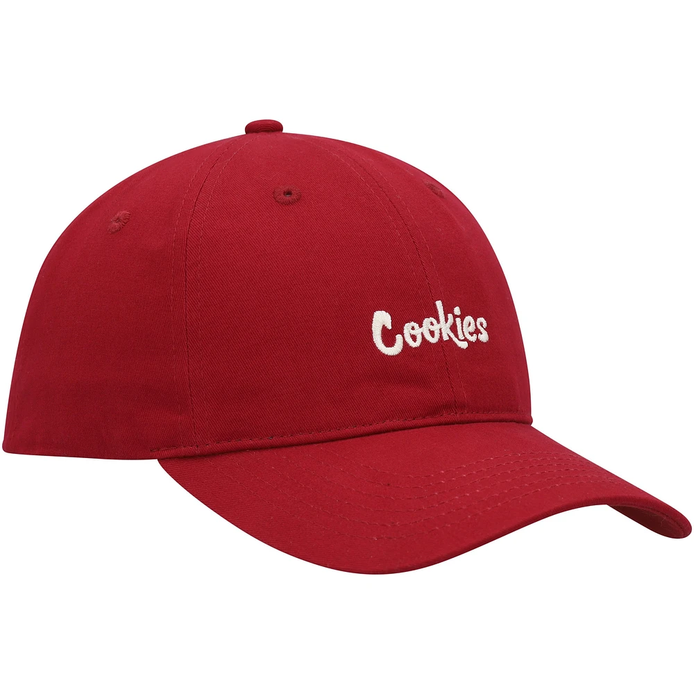 Men's Cookies Burgundy Original Dad Adjustable Hat