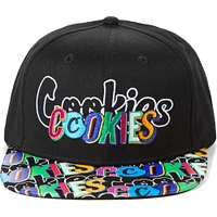 Men's Cookies Clothing Black On The Block Snapback Hat