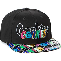 Men's Cookies Clothing Black On The Block Snapback Hat