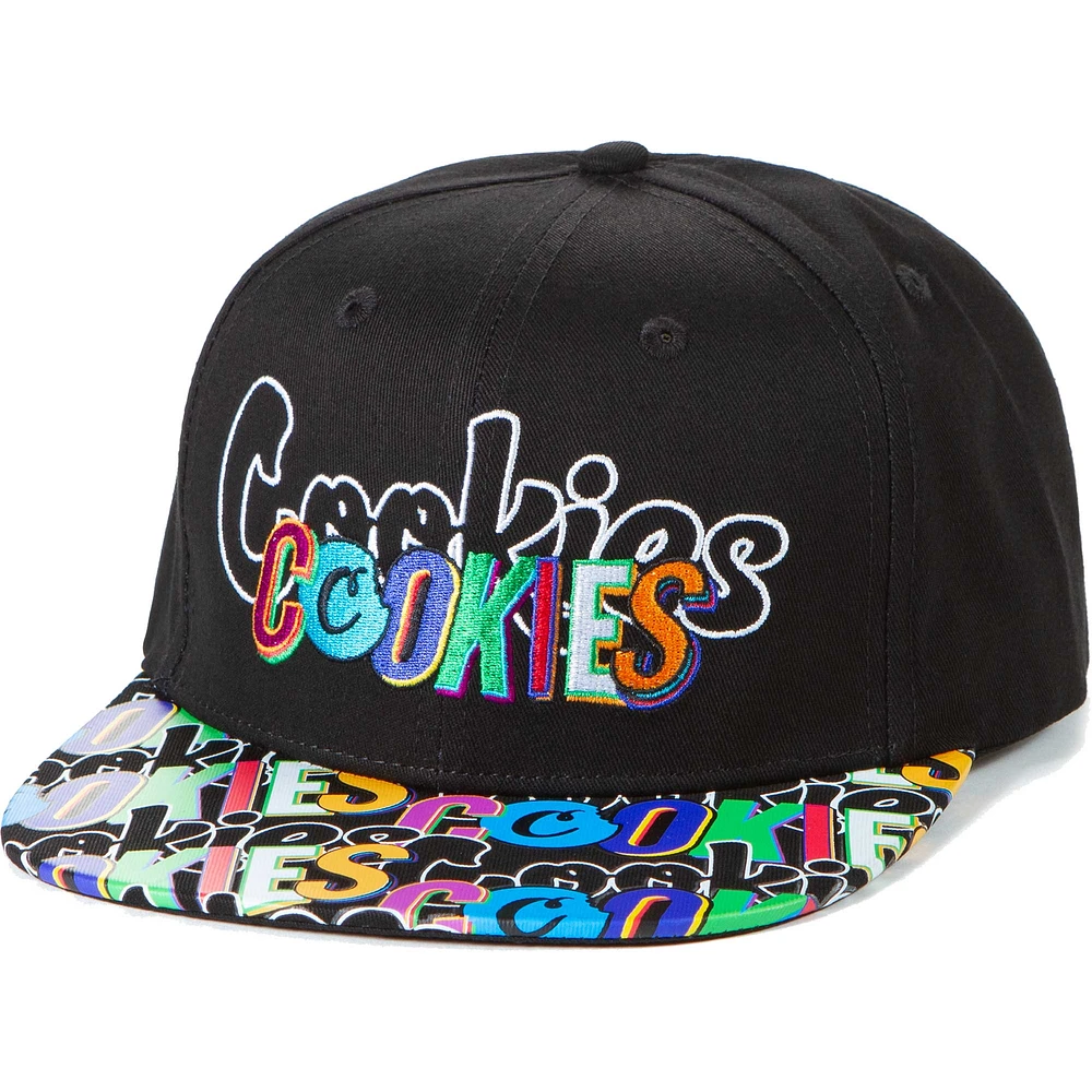 Men's Cookies Clothing Black On The Block Snapback Hat