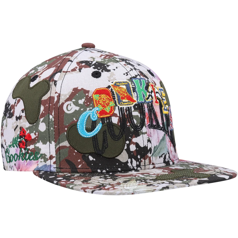 Men's Cookies Clothing Camo All Over Snapback Hat