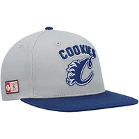 Men's Cookies Clothing Gray/Navy Breakaway Snapback Hat
