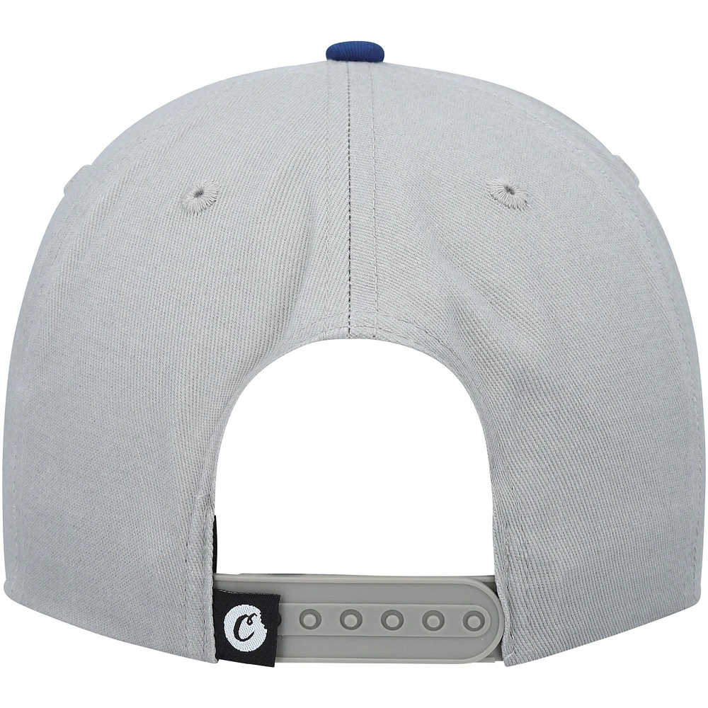 Men's Cookies Clothing Gray/Navy Breakaway Snapback Hat