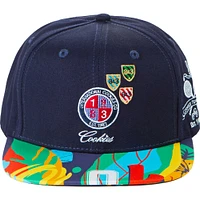 Men's Cookies Clothing Navy Corsica Snapback Hat