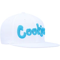 Men's Cookies Clothing White Original Logo Snapback Hat