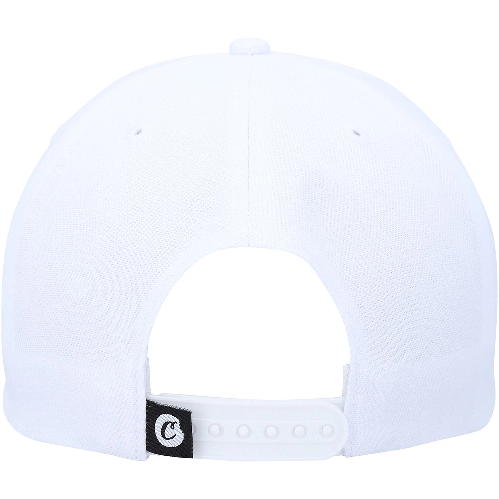 Men's Cookies Clothing White Original Logo Snapback Hat