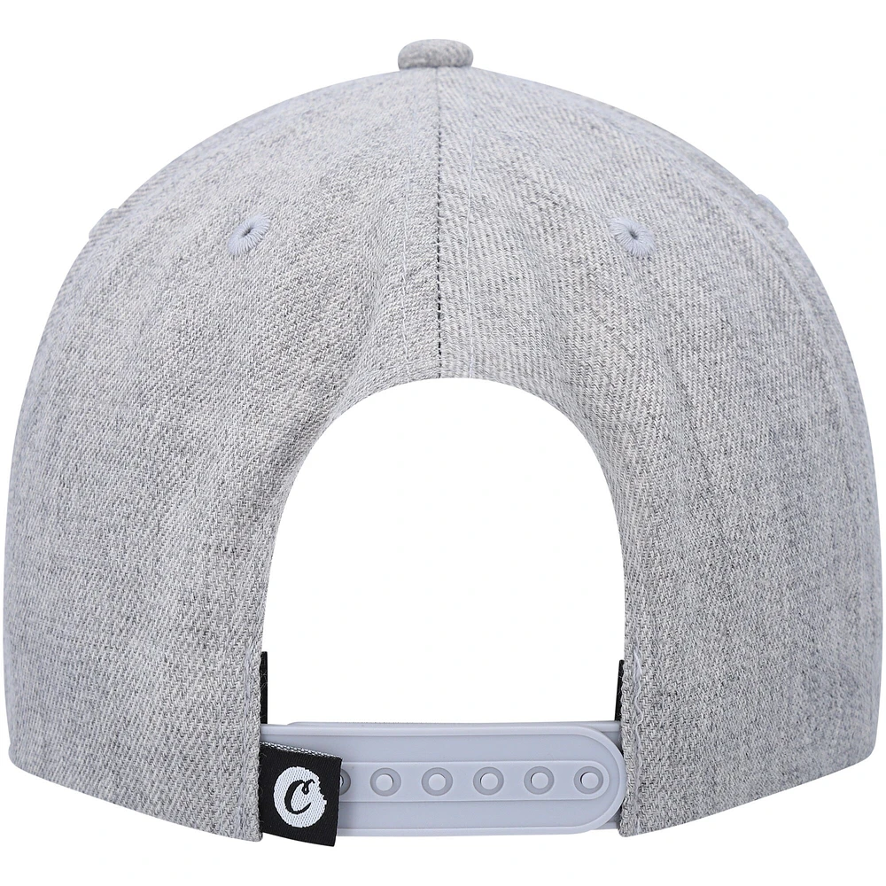 Men's Cookies Heather Gray/Coral Fresh Air Snapback Hat
