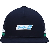 Men's Cookies Navy Bal Harbor Trucker Snapback Hat