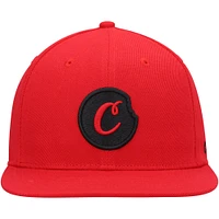 Men's Cookies Red C-Bite Snapback Hat