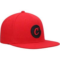 Men's Cookies Red C-Bite Snapback Hat