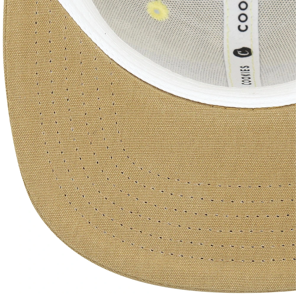 Men's Cookies Tan/Camo Across the Board Snapback Hat