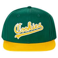 Men's Green/Yellow Cookies Ivy League Snapback Hat