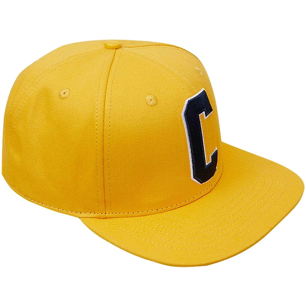 Men's Pro Standard Gold Coppin State Eagles C Logo Snapback Hat