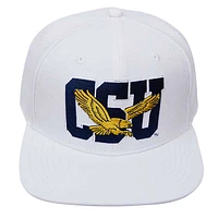 Men's Pro Standard White Coppin State Eagles Wool Snapback Hat