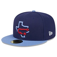 Men's New Era Navy Corpus Christi Hooks Big League Chew Team 59FIFTY Fitted Hat