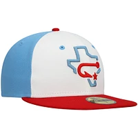 Men's New Era White Corpus Christi Hooks Authentic Collection Team Alternate 59FIFTY Fitted Hat
