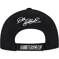 Men's Checkered Flag Sports Black Dale Earnhardt 7-Time NASCAR Cup Series Champion Adjustable Hat