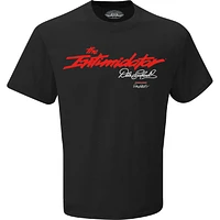 T-shirt de sport à drapeau damier pour hommes, noir, Dale Earnhardt The Intimidator