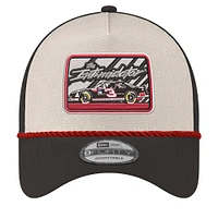 Men's New Era Stone/Black Dale Earnhardt 9FORTY Rope Adjustable Hat