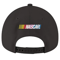 Men's New Era Stone/Black Dale Earnhardt 9FORTY Rope Adjustable Hat