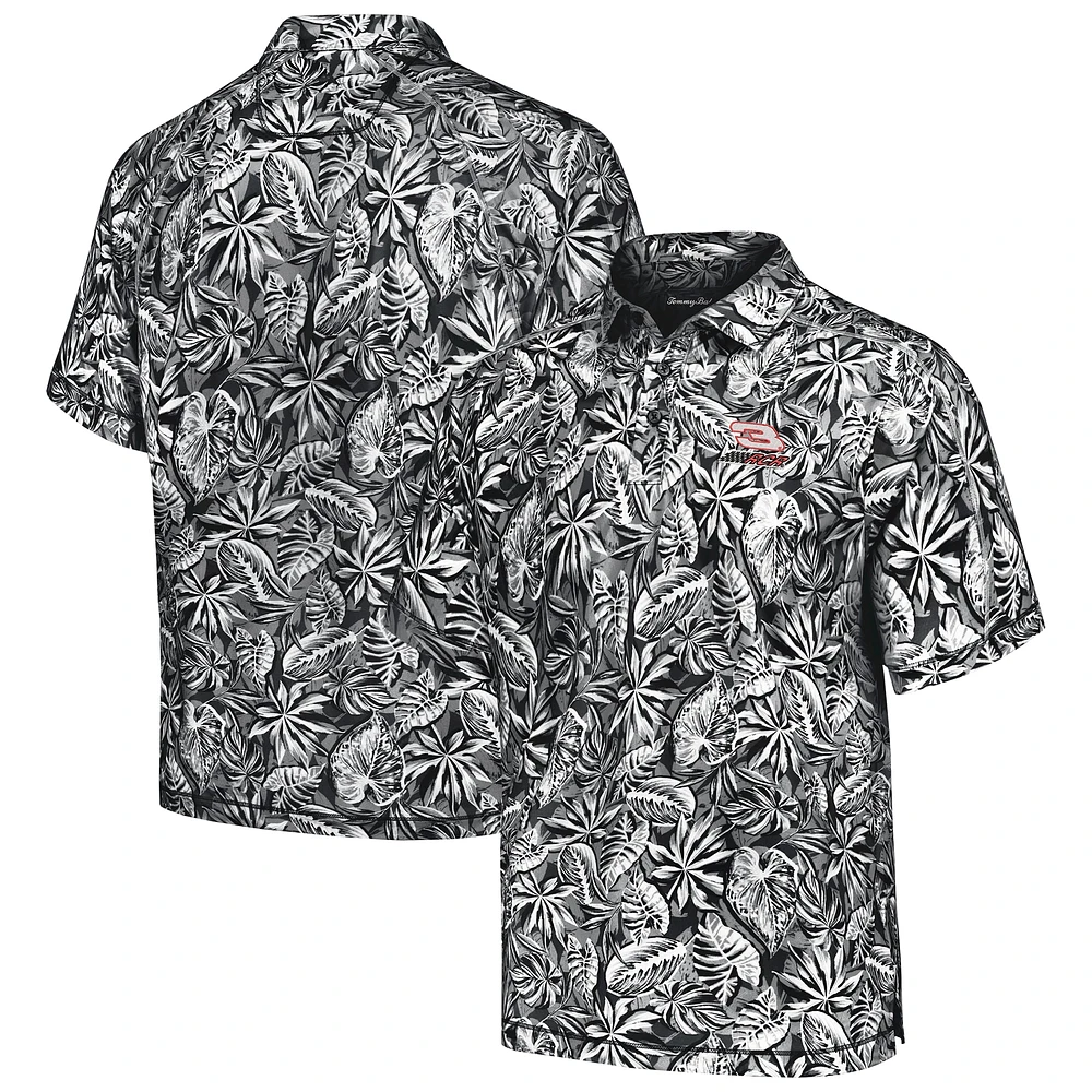Polo noir Tommy Bahama Dale Earnhardt Sport Tropical Score IslandZone pour homme
