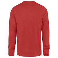 Men's '47 Red Dale Earnhardt Jr. Budweiser Franklin Long Sleeve T-Shirt