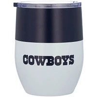 Dallas Cowboys 16oz. Colorblock Stainless Steel Curved Tumbler