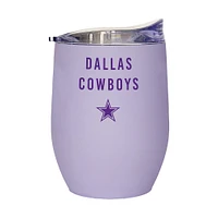 Cowboys de Dallas 16oz. Gobelet incurvé doux au toucher lavande