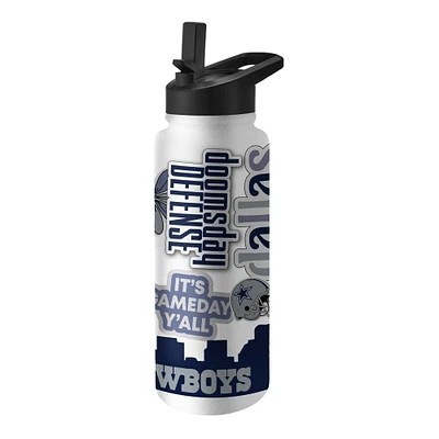 Cowboys de Dallas 34 oz. Bouteille Quencher native