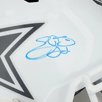Emmitt Smith Dallas Cowboys Autographed Riddell 2024 Salute To Service Speed Authentic Helmet 