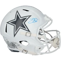 Emmitt Smith Dallas Cowboys Autographed Riddell 2024 Salute To Service Speed Authentic Helmet 
