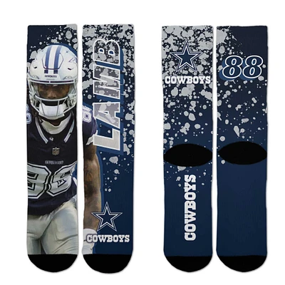For Bare Feet Chaussettes CeeDee Lamb Dallas Cowboys Road Warrior Crew