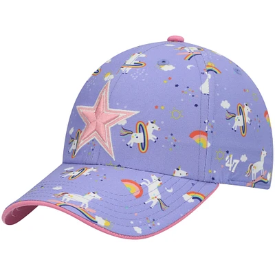 Bonnet réglable pour fille d'âge préscolaire '47 Dallas Cowboys Unicorn Clean Up