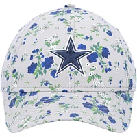 Girls Youth New Era Gray Dallas Cowboys Bouquet 9TWENTY Adjustable Hat