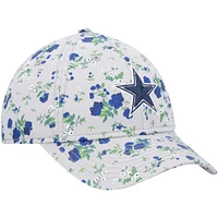 Girls Youth New Era Gray Dallas Cowboys Bouquet 9TWENTY Adjustable Hat