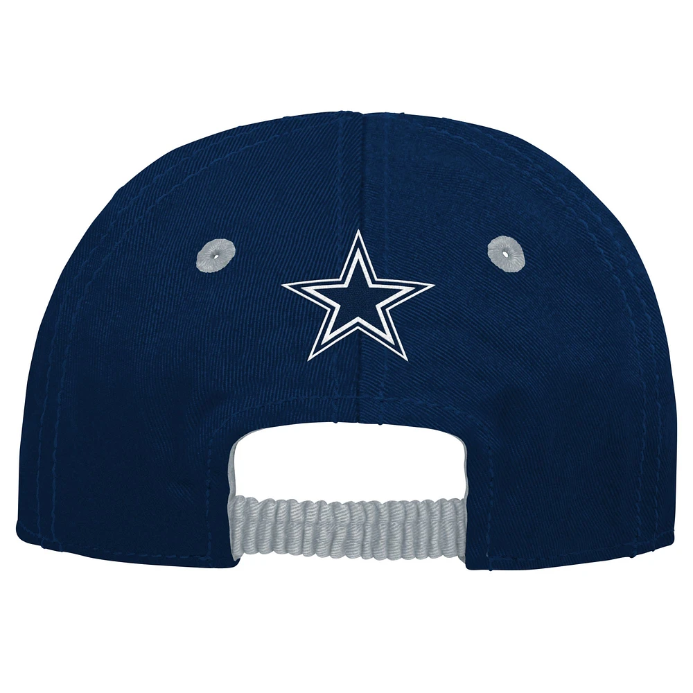 Infant Navy/Silver Dallas Cowboys My First Tail Sweep Slouch Flex Hat