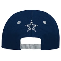 Infant Navy/Silver Dallas Cowboys My First Tail Sweep Slouch Flex Hat