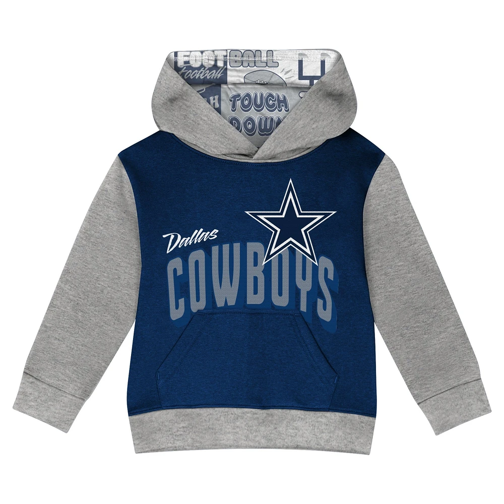 Infant Navy Dallas Cowboys Coin Toss Pullover Fleece Hoodie & Pants Set