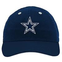 Casquette flex bleu marine Dallas Cowboys Team Slouch pour bébé